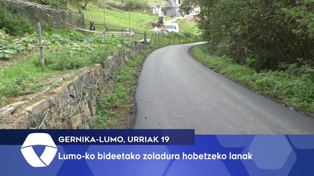 Lumoko bideak hobetzen dabil Gernika-Lumoko Udala