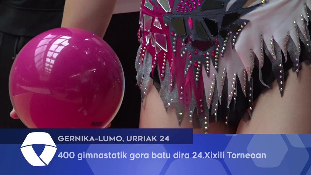 400 gimnastatik gora batu dira 24.Xixili Torneoan