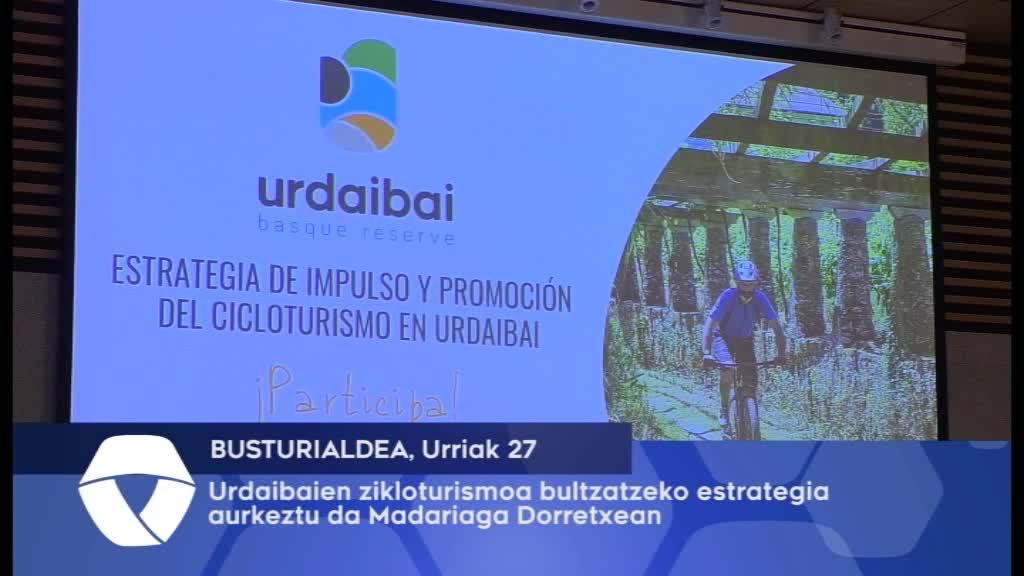 Urdaibaien zikloturismoa bultzatzeko estrategia aurkeztu da