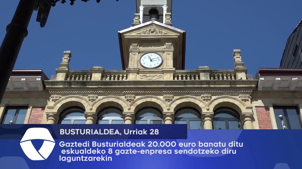 Eskualdeko 8 gazte-enpresa sendotzeko 20.000 euroko diru laguntza eman du Gaztedi Busturialdeak