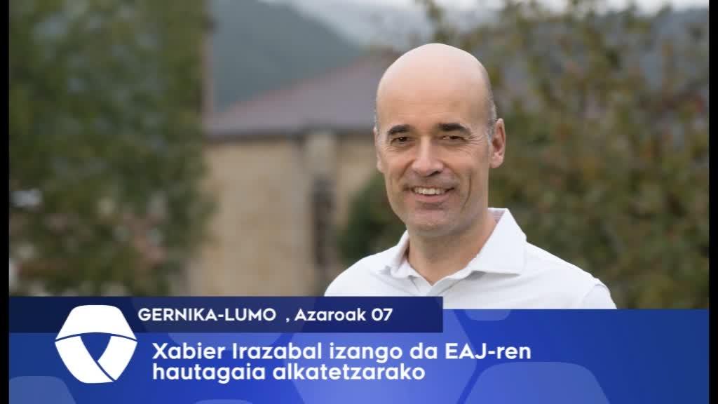 Xabier Irazabal izango da EAJ-ren hautagaia alkatetzarako