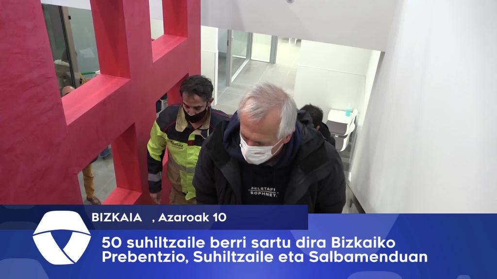 50 Suhiltzaile berri hasi dira lanean Bizkaian