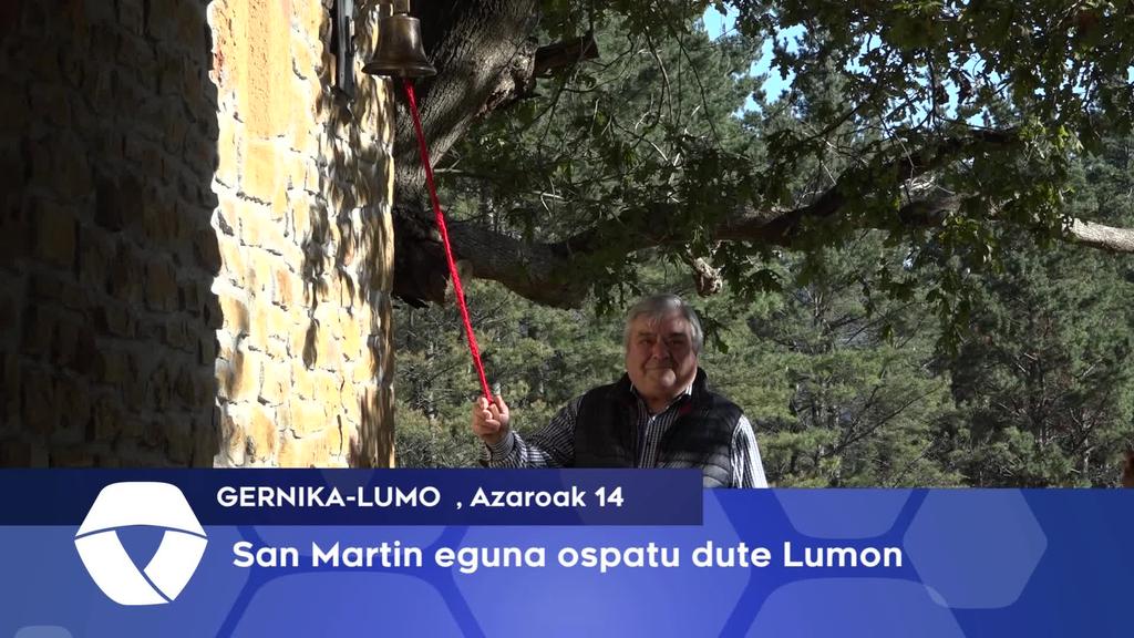 San Martin eguna ospatu dute Lumon