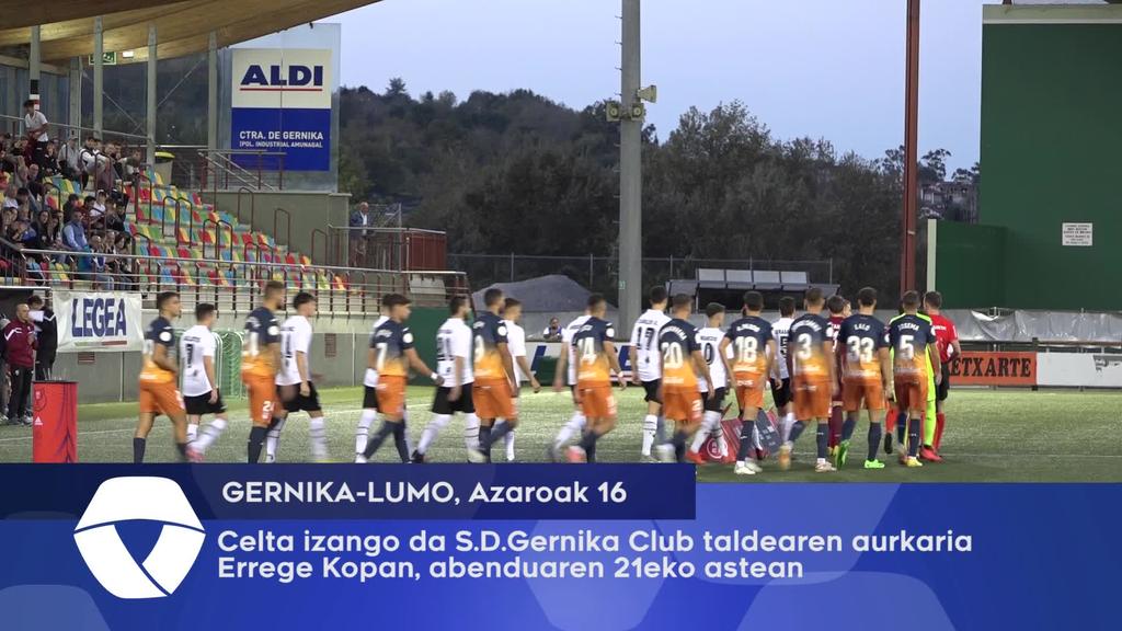 Celta de Vigo izango da S.D. Gernikaren aurkaria Errege Kopan