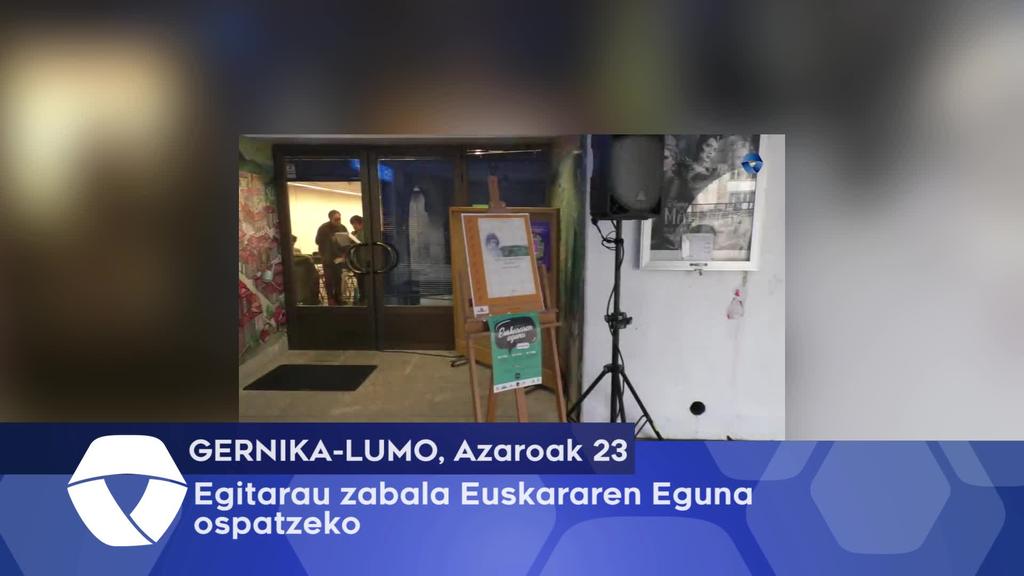 Egitarau zabala Euskararen Eguna ospatzeko