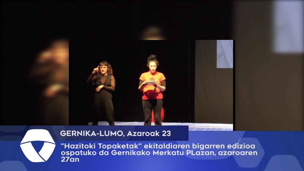 Hazitoki Topaketak ekitaldiaren bigarren edizioa ospatuko da Gernikako Merkatu Plazan, azaroaren 27an