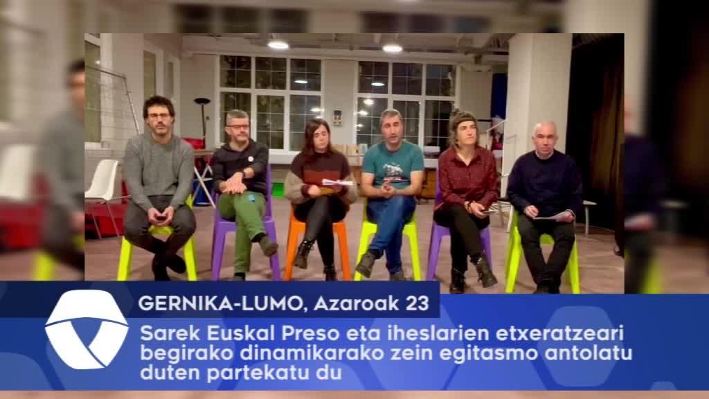 Sarek Euskal Preso eta iheslarien etxeratzeari begirako dinamikarako zein egitasmo antolatu duten partekatu du