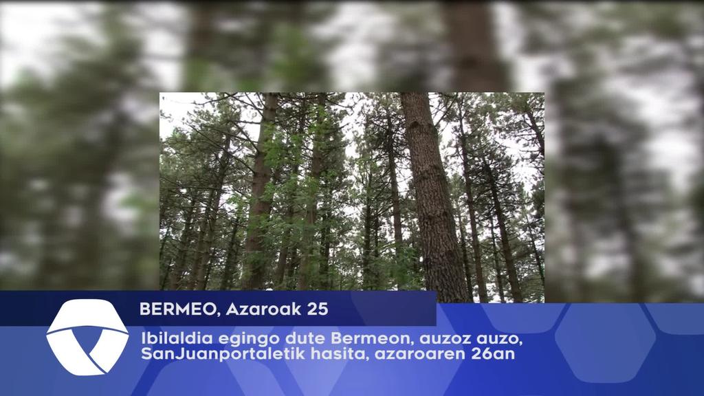 Ibilaldia egingo dute Bermeon, auzoz auzo, Sanjuanportaletik hasita, azaroaren 26an