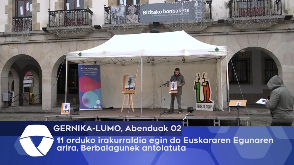 11 orduko irakurraldia egin da Euskararen egunaren harira, Berbalagunek antolatuta