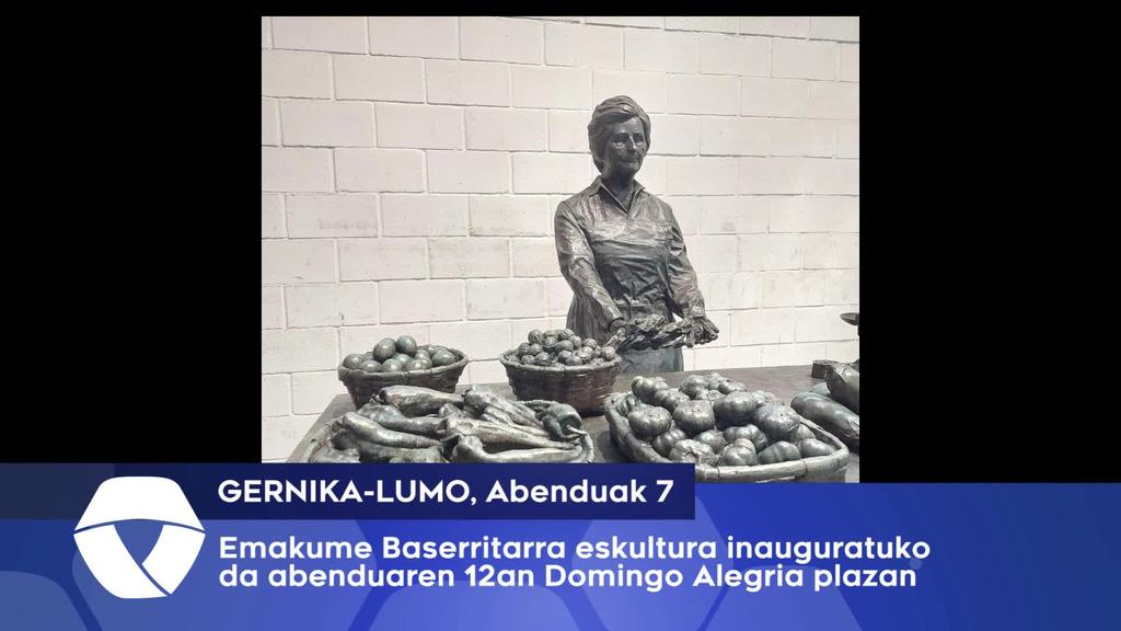 Emakume baserritarra eskultura inauguratuko da