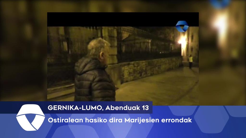 Ostiralean hasiko dira Gernikako Marijesien errondak
