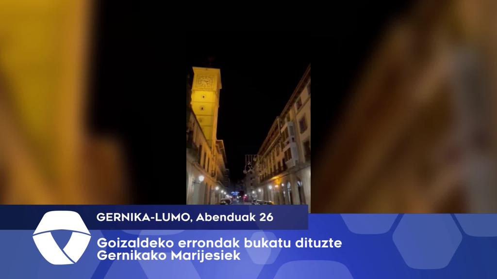 Gernikako Marijesiek bukatu dituzte euren goizaldeko errondak