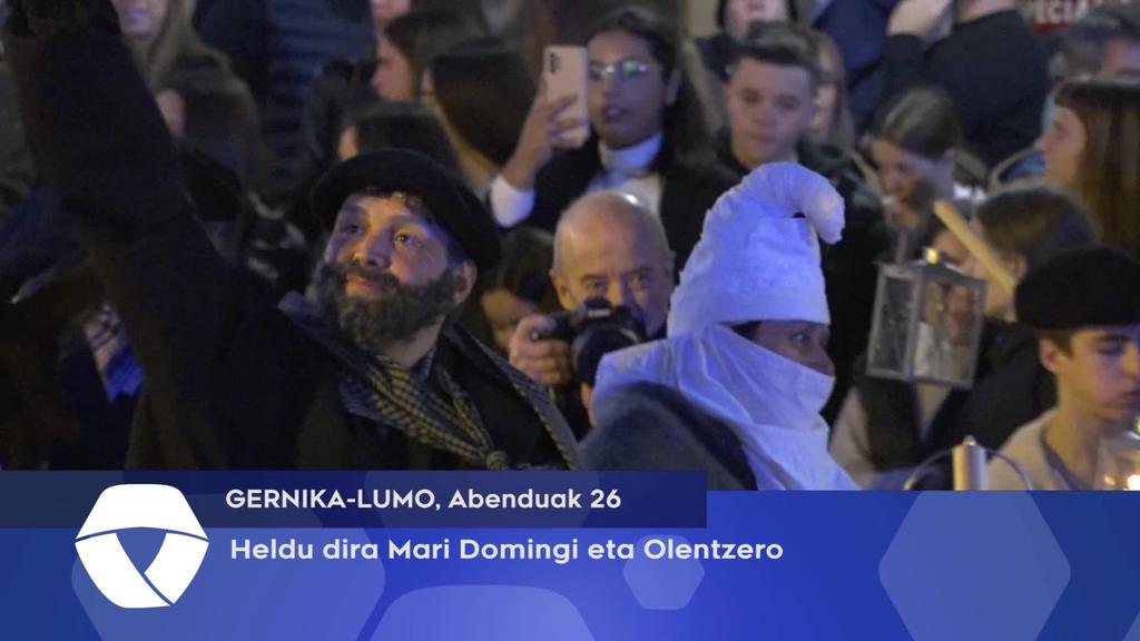Mari Domingi eta Olentzero heldu dira