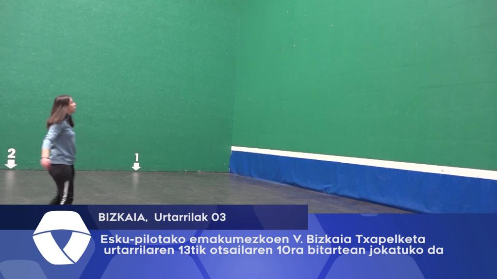 Esku-pilotako emakumezkoen V. Bizkaia Txapelketa antolatu da