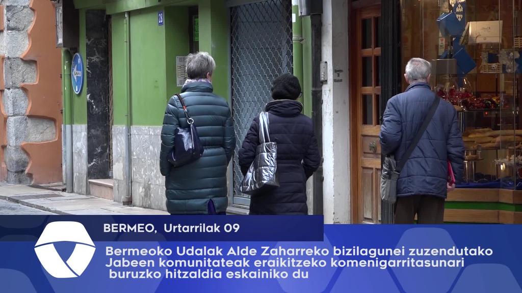 Bermeoko Udalak Alde Zaharreko bizilagunei zuzendutako Jabeen komunitateak eraikitzeko komenigarritasunari buruzko hitzaldia eskainiko du