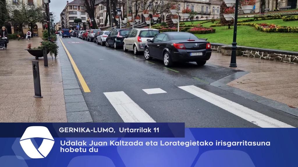 Juan Kaltzada eta Lorategietako irisgarritasuna hobetu du Udalak