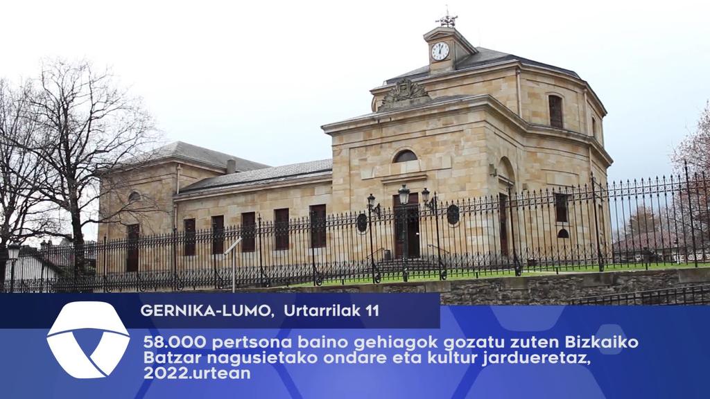 58.000 pertsona baino gehiagok gozatu zuten Bizkaiko Batzar Nagusietako ondareaz eta Kultur jardueraz, 2022.urtean