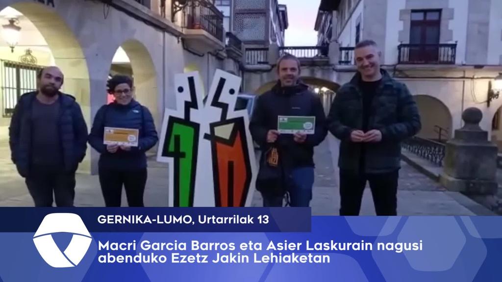 Macri Garcia eta Asier Laskurain nagusi abenduko Ezetz Jakin lehiaketan