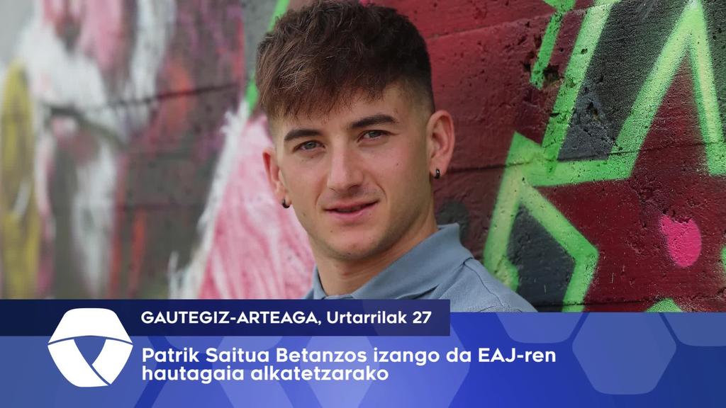 Patrik Saitua izango da EAJren alkatetzarako hautagaia Gautegiz-Arteagan