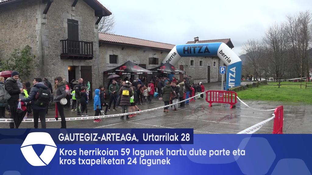 Kros herrikoian 59 lagunek hartu dute parte eta kros txapelketan 24 lagunek