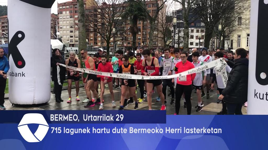 715 lagunek hartu dute Bermeoko Herri lasterketa