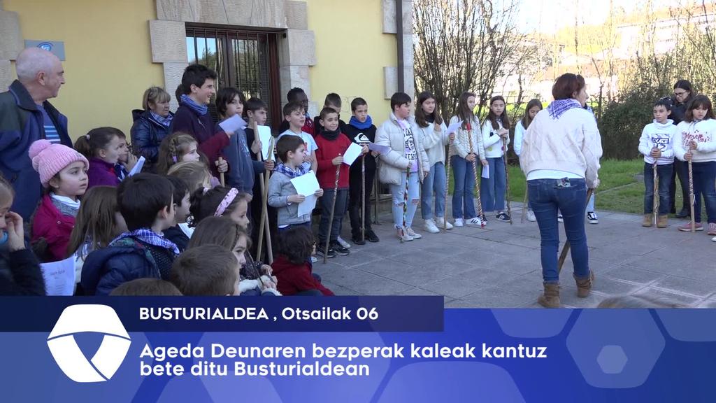 Ageda Deunaren bezperak Busturialdeko kaleak kantuz bete ditu