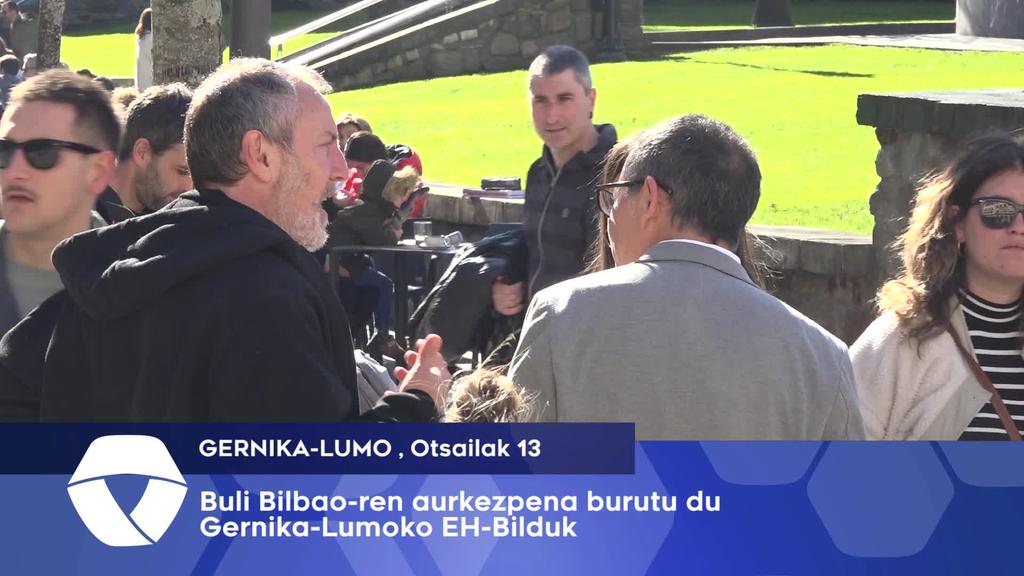 Gernika-Lumoko EH-Bilduk Jose Ramon Bilbao Catalá alkatetzarako hautagaia aurkeztu du
