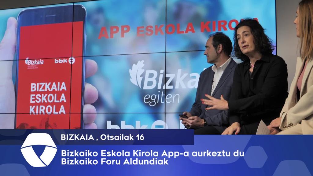 Eskola-kirola app-a aurkeztu du B.F.A.-k