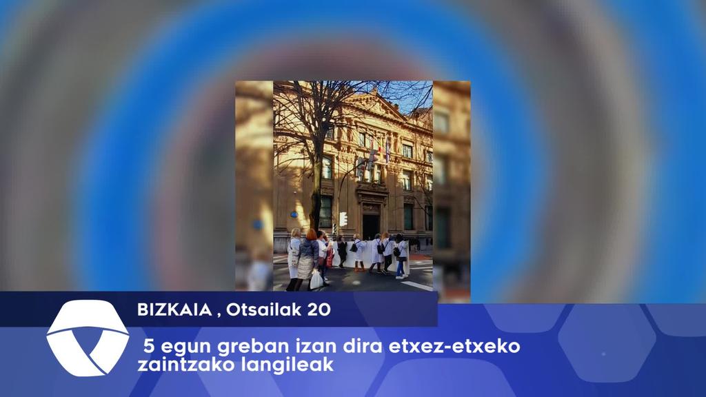 5 Egun greban izan dira etxez-etxeko zaintzako langileak