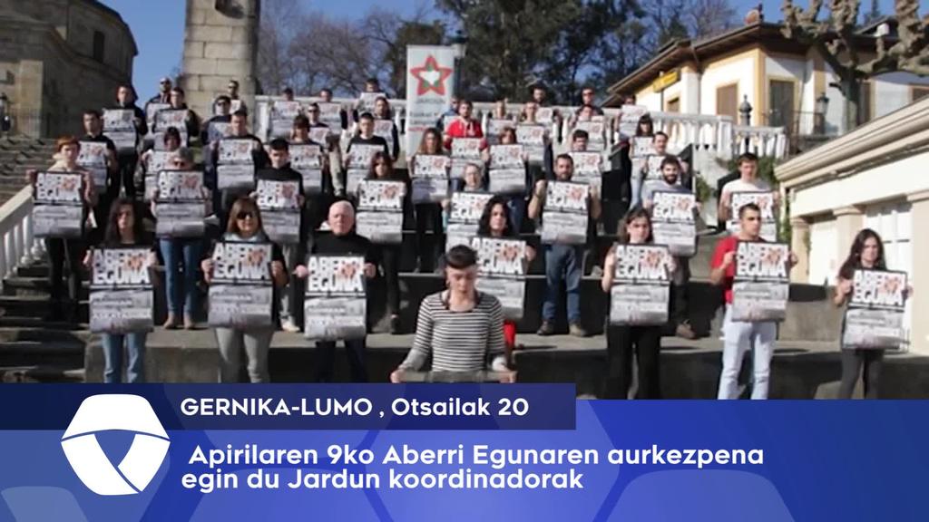 Apirilaren 9ko Aberri Egunaren aurkezpena egin du Jardun-ek
