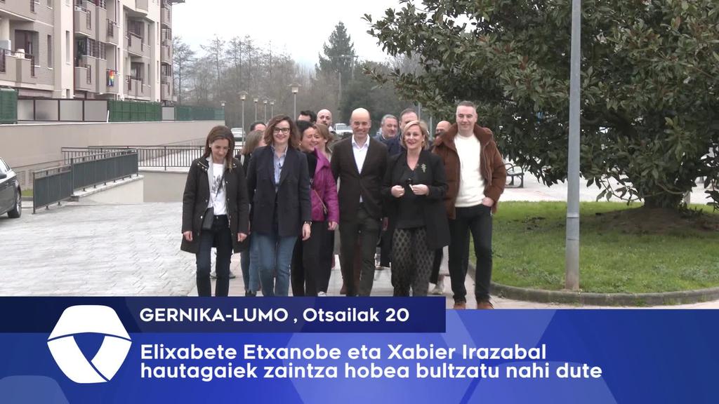 Etxanobe eta Irazabal hauatagaiek eskualderako zaintza hobea nahi dutela esan dute