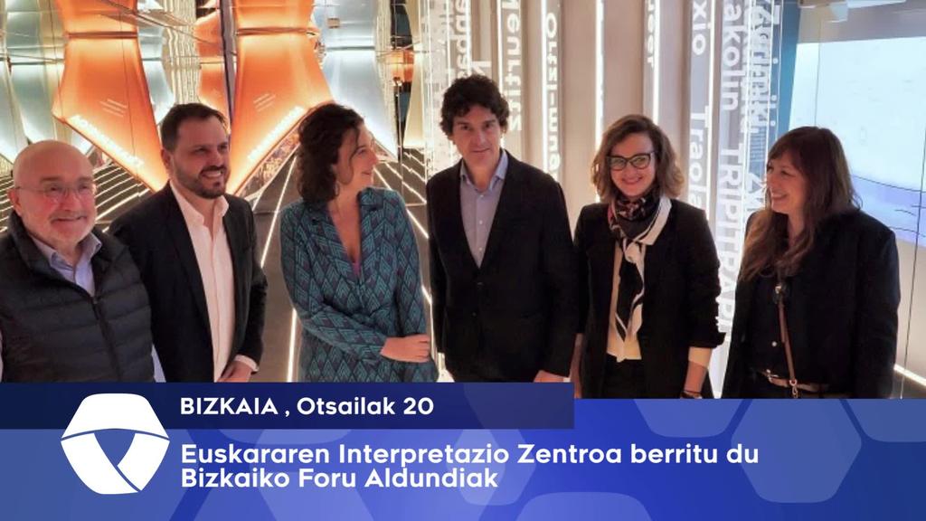Euskararen Interpretazio Zentroa berritu du Bizkaiko Foru Aldundiak
