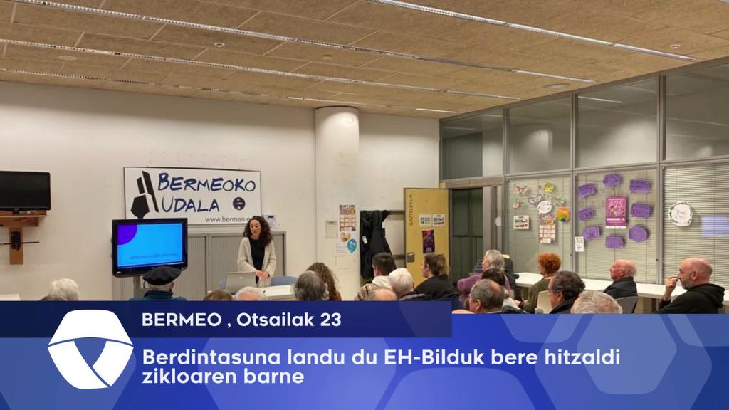Berdintasun politikak izan ditu hizpide EH-Bilduk