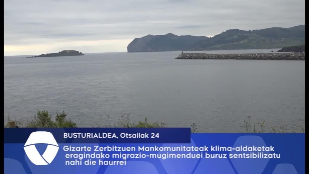 Gizarte Zerbitzuen Mankomunitateak klima-aldaketak eragindako migrazio-mugimenduei buruz sentsibilizatu nahi die haurrei