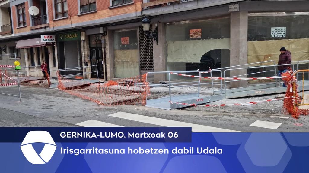 Irisgarritasuna hobetzen dabil Gernika-Lumoko Udala