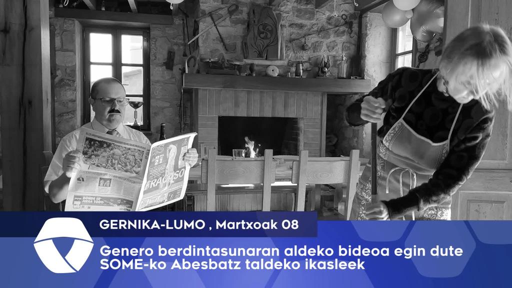 Genero berdintasunaren aldeko bideoa egin dute SOME-ko Abesbatz taldeak