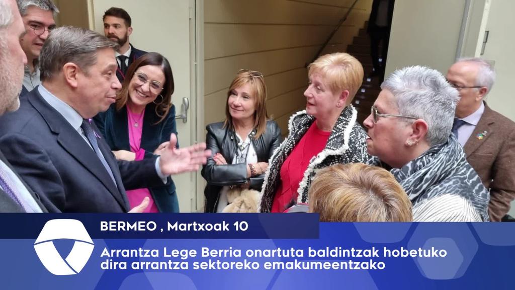 Arrantza sektoreko emakumeentzako baldintzak hobetuko dira Arrantza Lege Berria onartuta