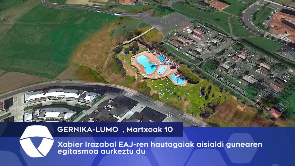 Aisialdi gunearen egitasmoa aurkeztu du Xabier Irazabal EAJ-ren hautagaiak