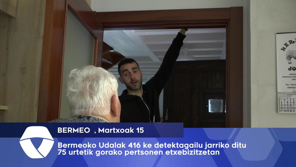 75 urtetik gorako pertsonen etxebizitzetan 416 ke-detektagailu jarriko ditu Bermeoko Udalak