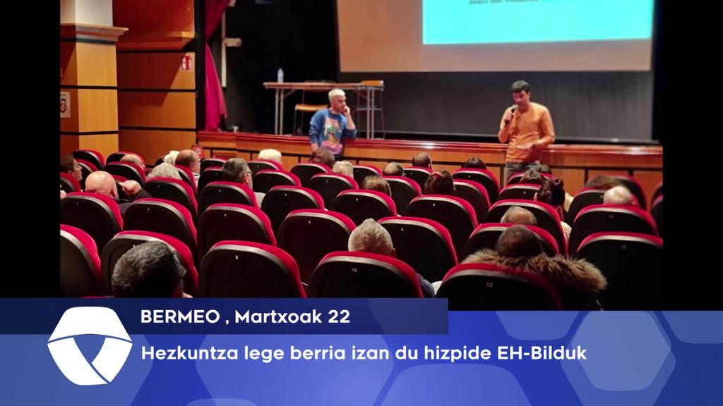 Hezkuntza Lege Berria izan du hizpide EH-Bilduk