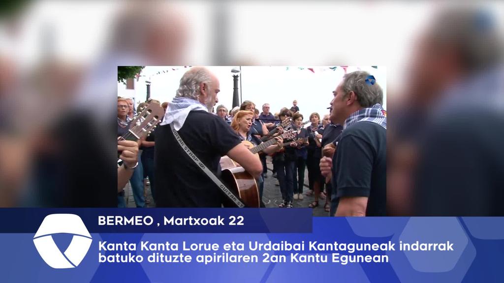 Kantu Eguna ospatuko da Bermeon apirilaren 2an