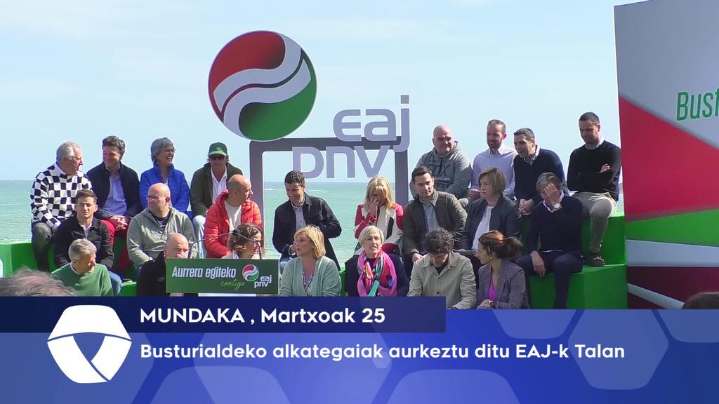 Busturialdeko alkategaien aurkezpena egin du Mundakako Talan Eusko Alderdi Jeltzaleak
