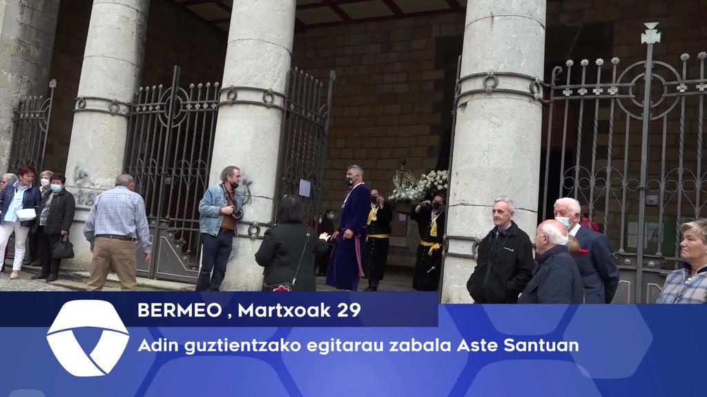 Adin guztientzako egitarau zabala Bermeon Aste Santuan