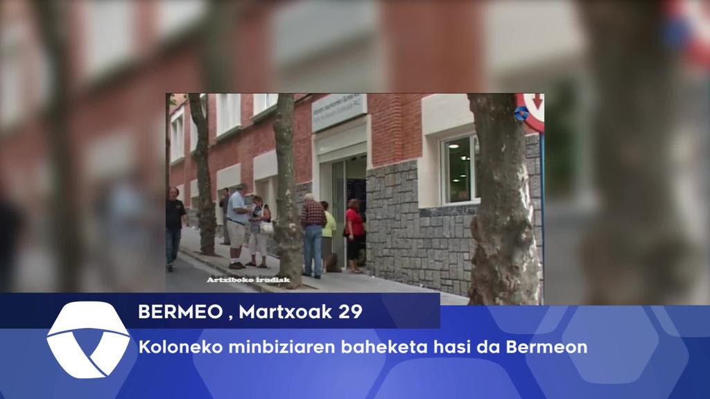 Koloneko minbiziaren baheketa hasi da Bermeon