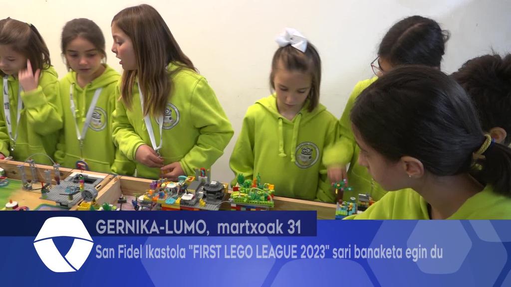San Fidel ikastolak  FIRST LEGO LEAGUE 2023 sari banaketa egin du