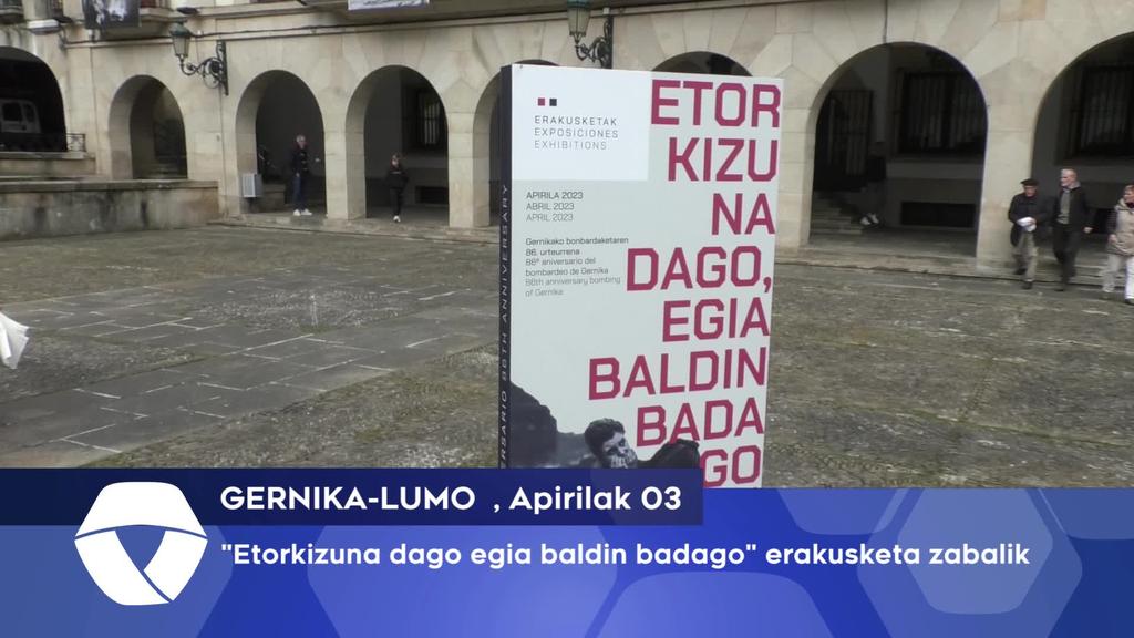 Zabalik da Etorkizuna dago egia baldin badago aire zabaleko erakusketa