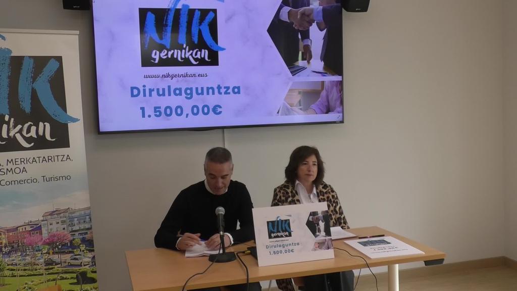 Gernika-Lumoko Nik Gernikan dirulaguntzaren aurkezpena