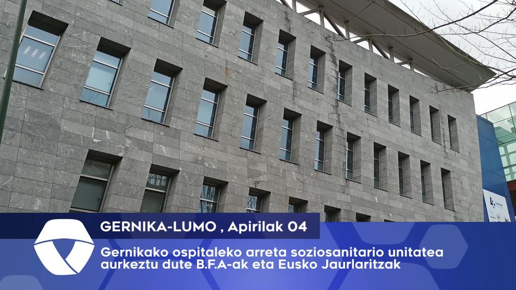 Gernikako ospitaleko arreta soziosanitariorako unitatearen aurkezpena egin dute BFAk eta Jaurlaritzak