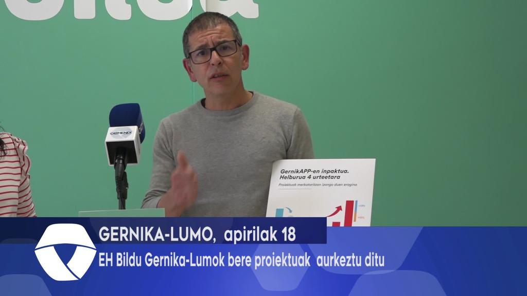 EH Bildu Gernika-Lumok bere proiektuak aurkeztu ditu