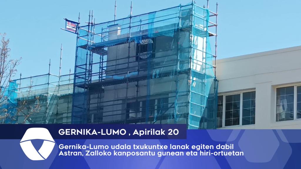Gernika-Lumoko Udala txukuntze lanak egiten dabil zenbait guneetan